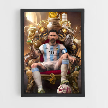 ap-lionel messi-7 cadre Noir