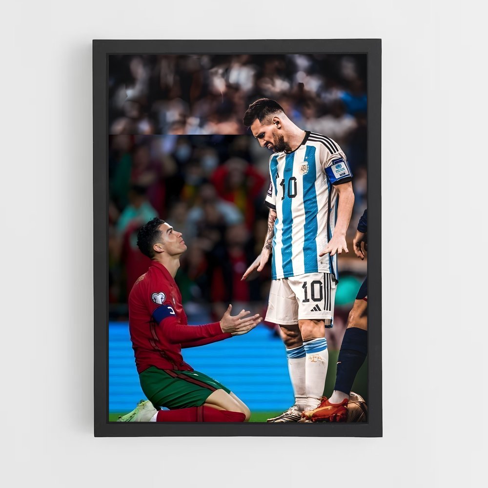 ap-lionel messi-9 cadre Noir