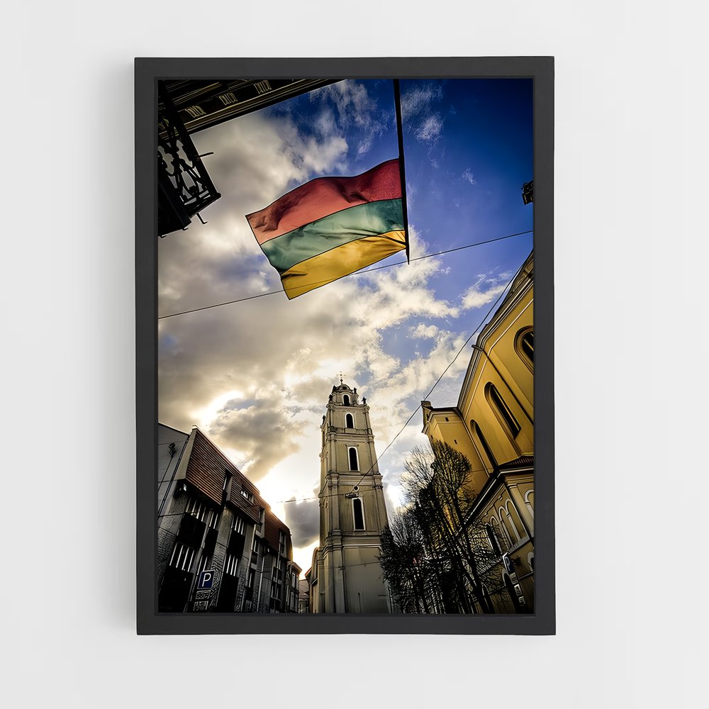 ap-lithuania flag-2 cadre Noir