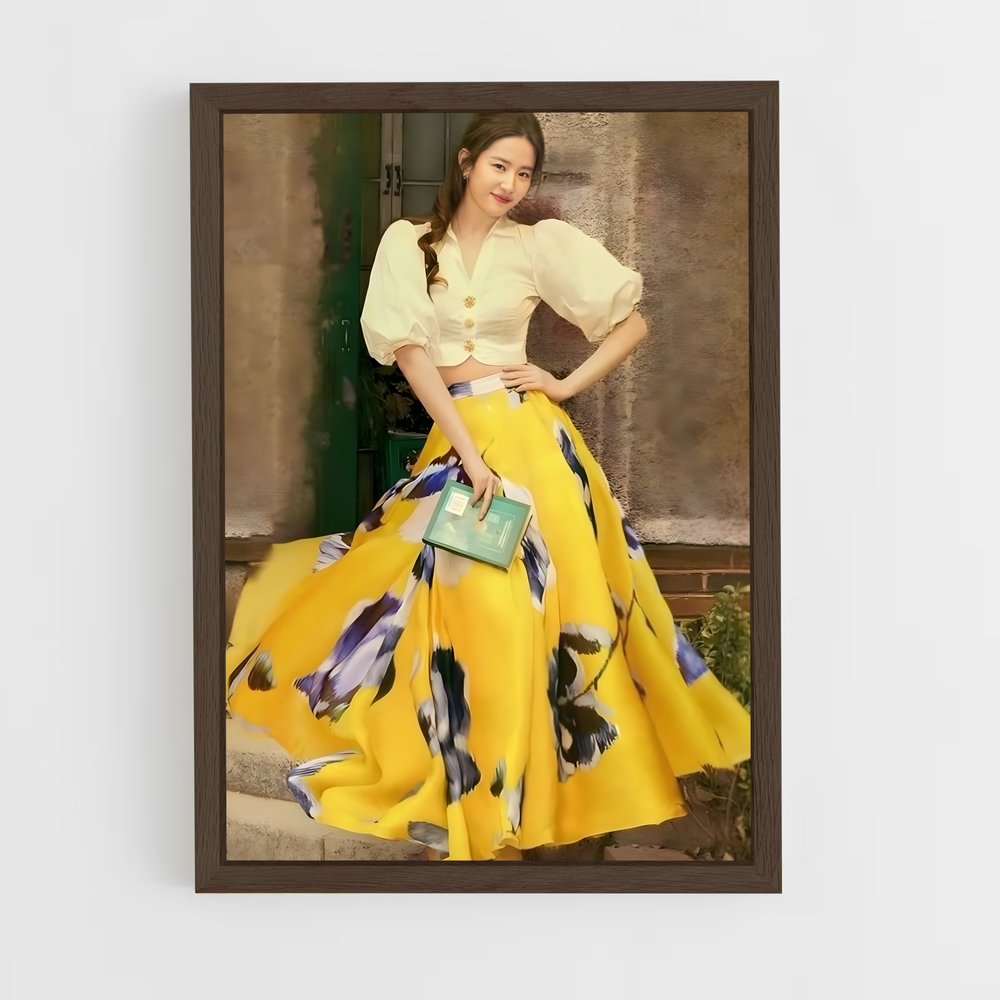 ap-liu yifei-6 cadre Bois foncé