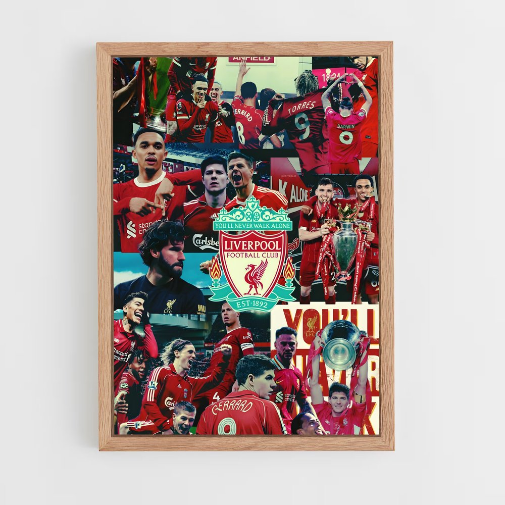 ap-liverpool fc-1 cadre Bois clair