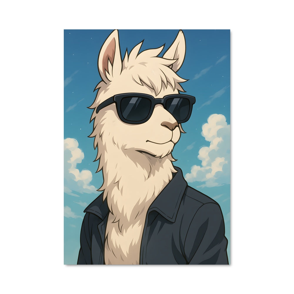 Poster Llama Cool