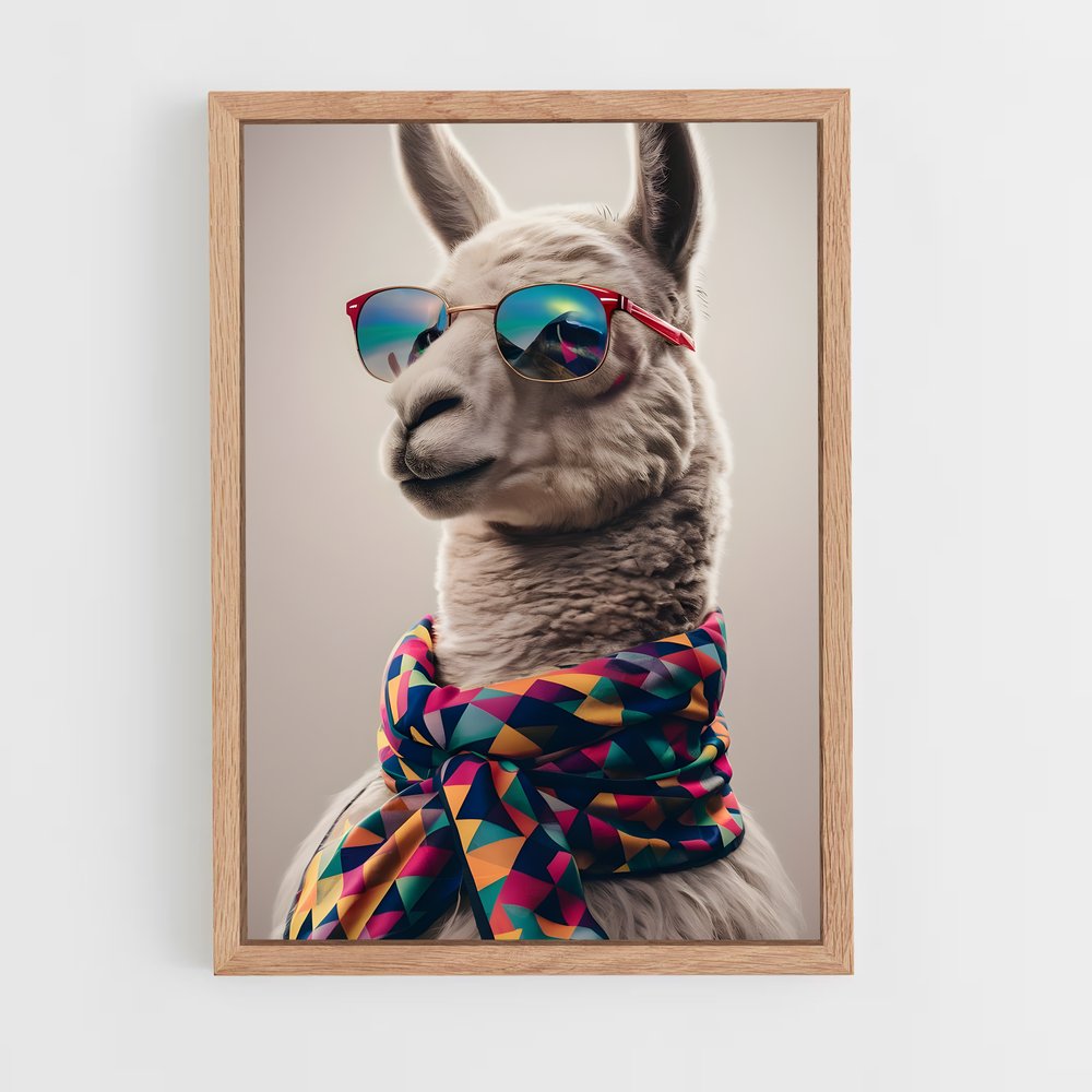 ap-llama-10 cadre Bois clair