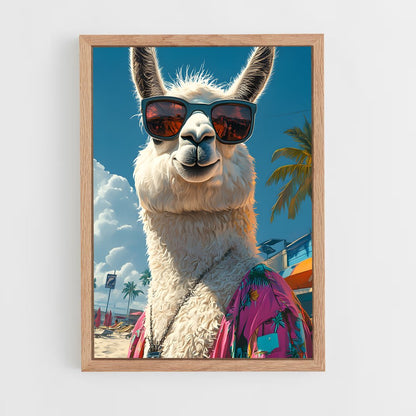 ap-llama-12 cadre Bois clair