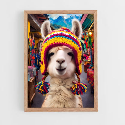 ap-llama-9 cadre Bois clair
