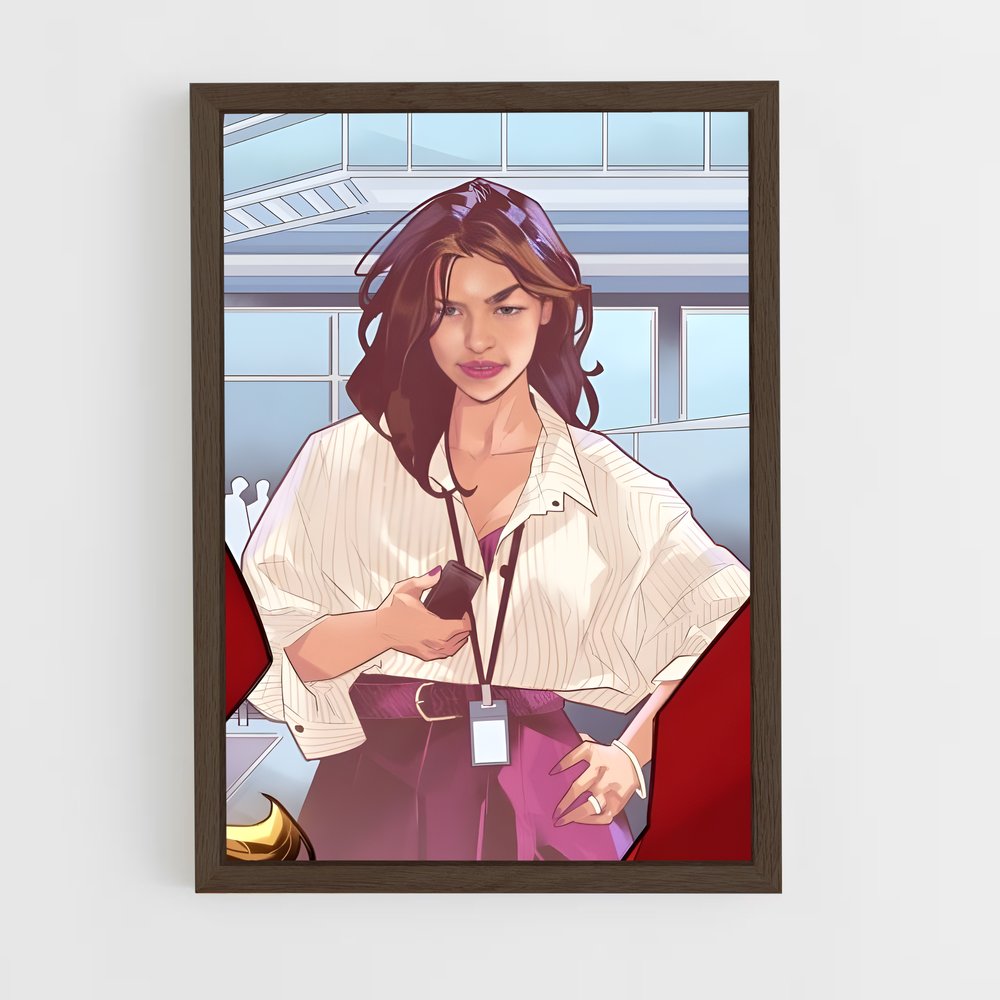 ap-lois lane-4 cadre Bois foncé