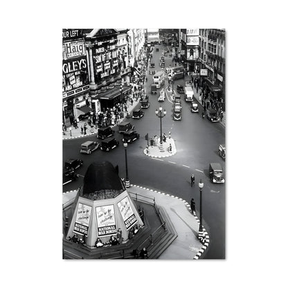 Poster Londres en Noir et Blanc