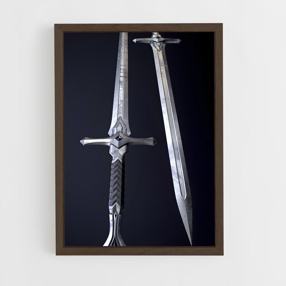 ap-longsword-3 cadre Bois foncé