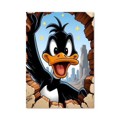 Poster Canard Déraillé