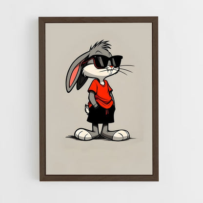 ap-looney tunes-2 cadre Bois foncé