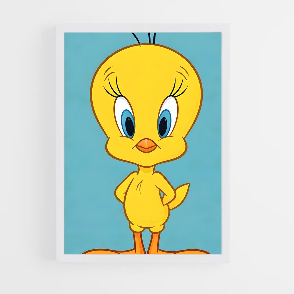ap-looney tunes-4 cadre Blanc