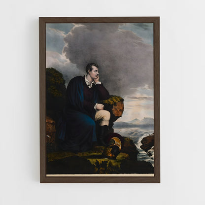 ap-lord byron-3 cadre Bois foncé