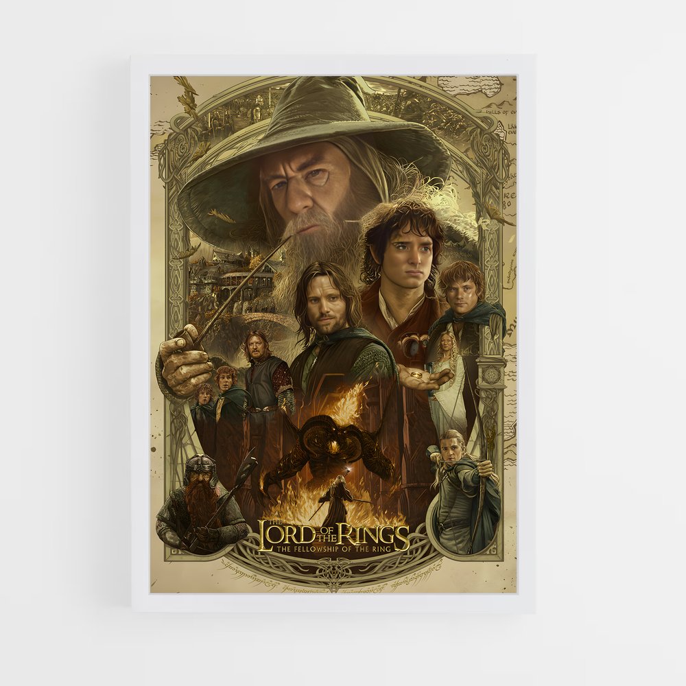 ap-lord of the rings-1 cadre Blanc