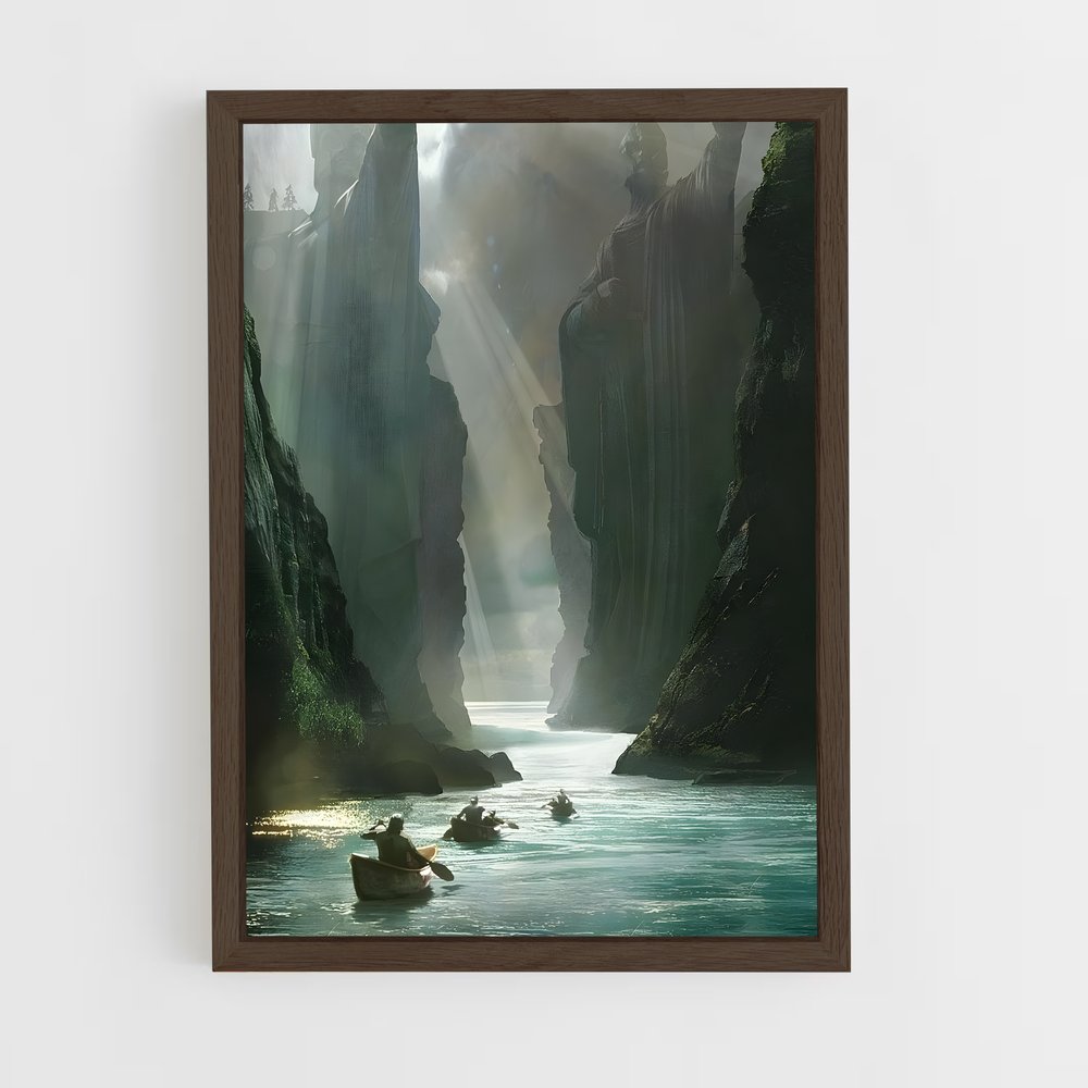 ap-lord of the rings-2 cadre Bois foncé