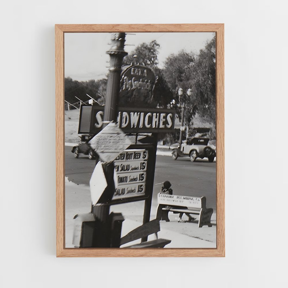 ap-los angeles 1932-1 cadre Bois clair