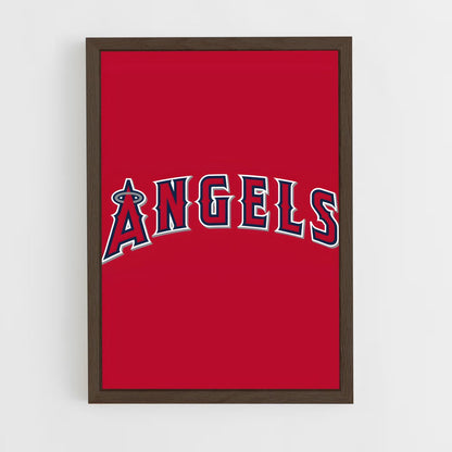 ap-los angeles angels-1 cadre Bois foncé