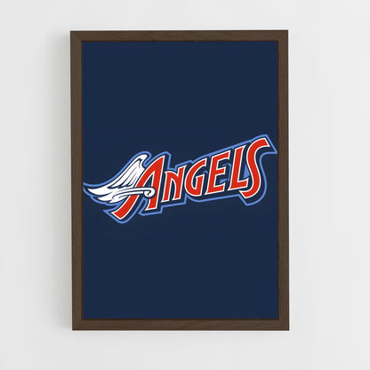 ap-los angeles angels-2 cadre Bois foncé