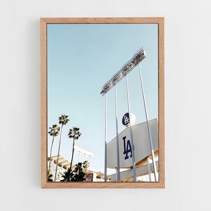 ap-los angeles dodgers-6 cadre Bois clair