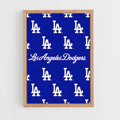 ap-los angeles dodgers-8 cadre Bois clair