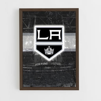ap-los angeles kings-4 cadre Bois foncé