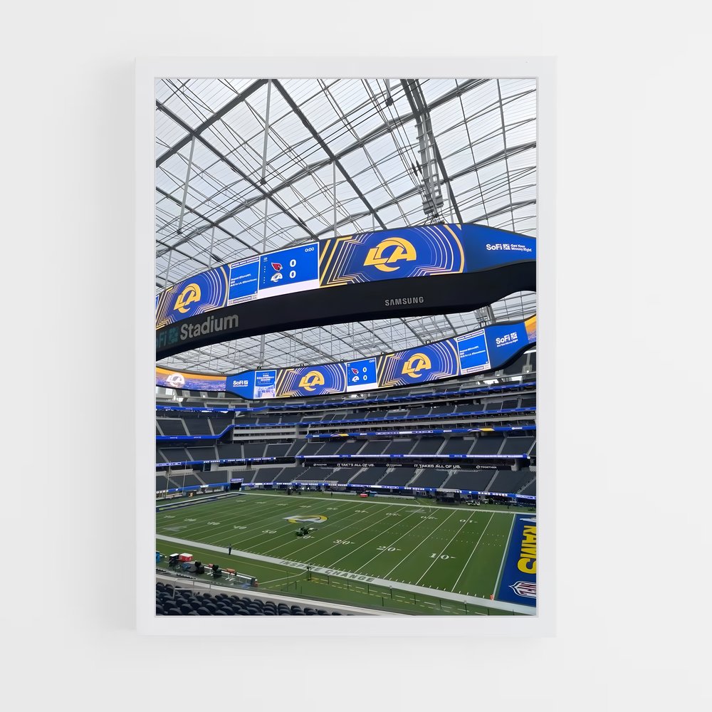 ap-los angeles rams-7 cadre Blanc