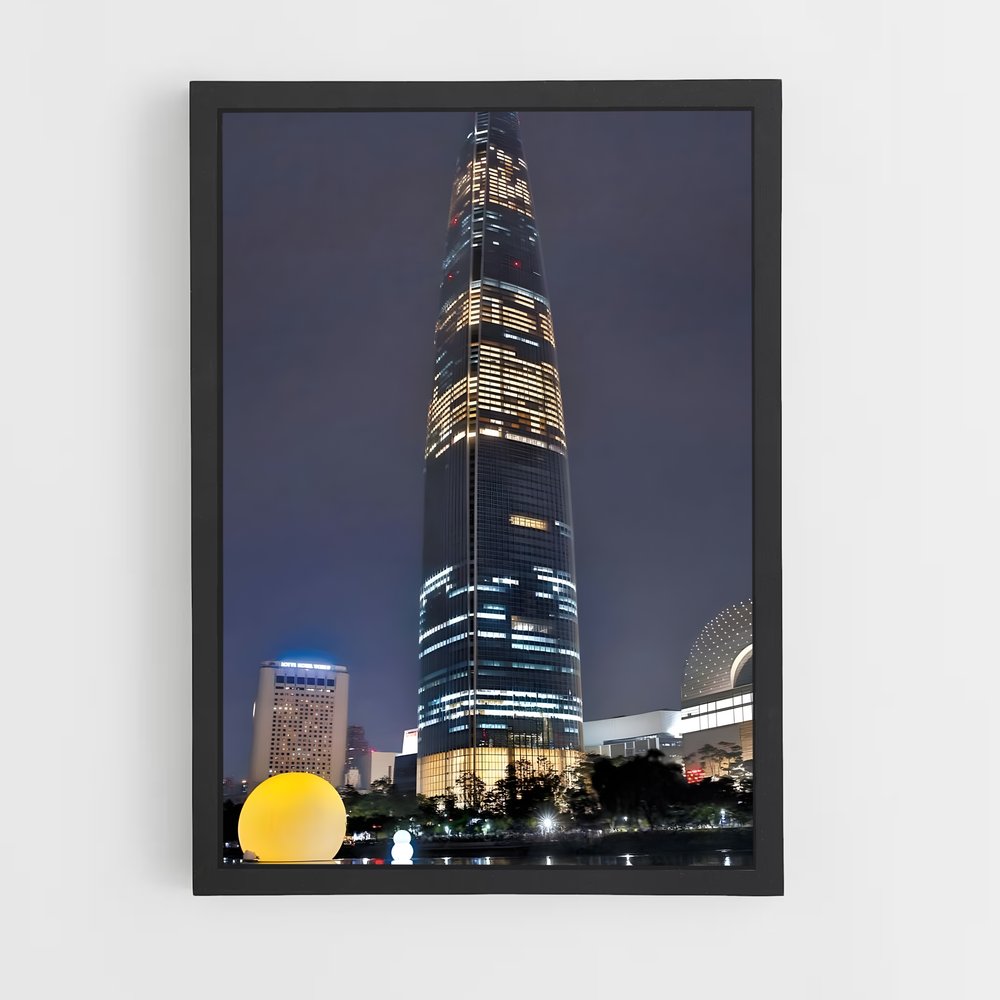 ap-lotte world tower-7 cadre Noir