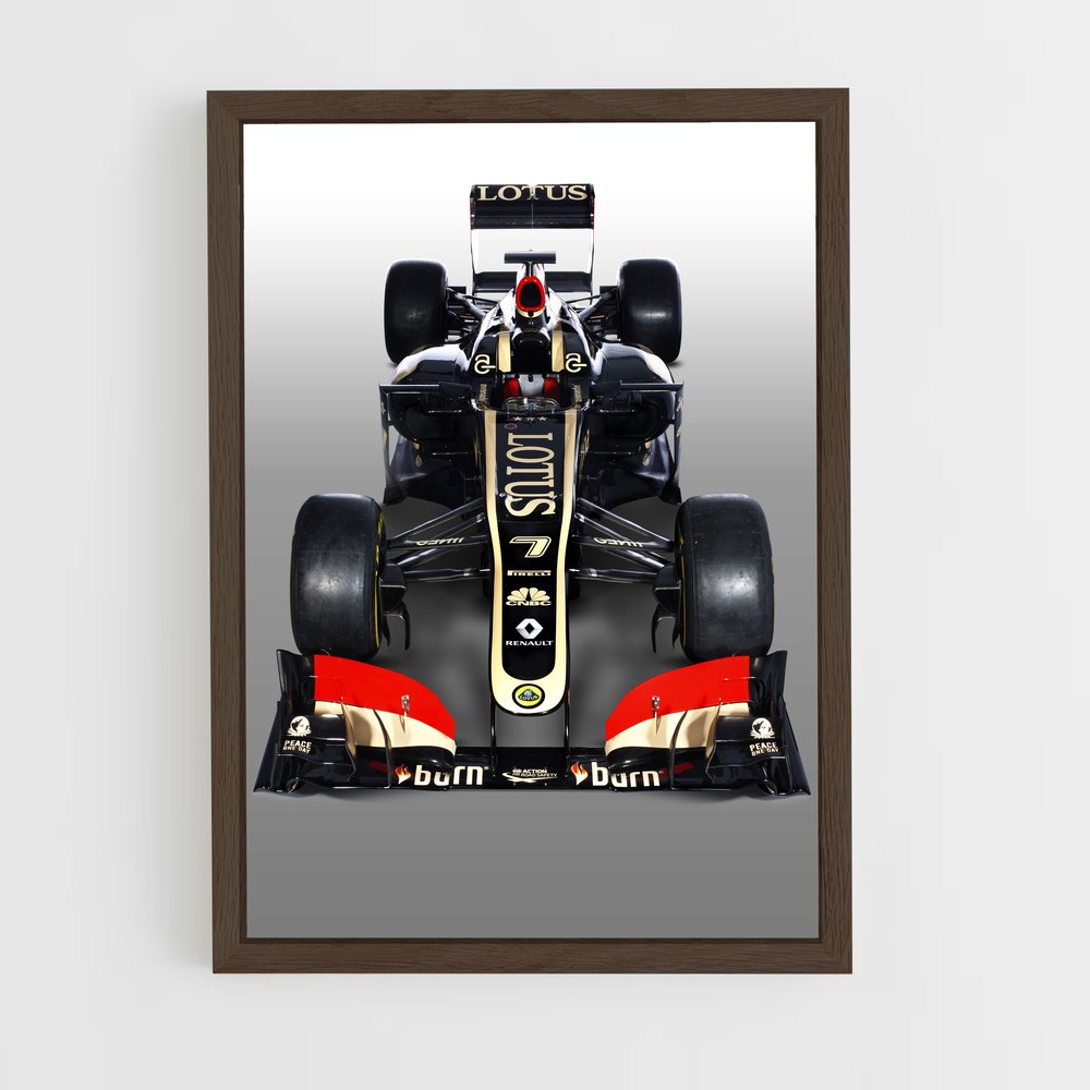 ap-lotus f1 team-2 cadre Bois foncé