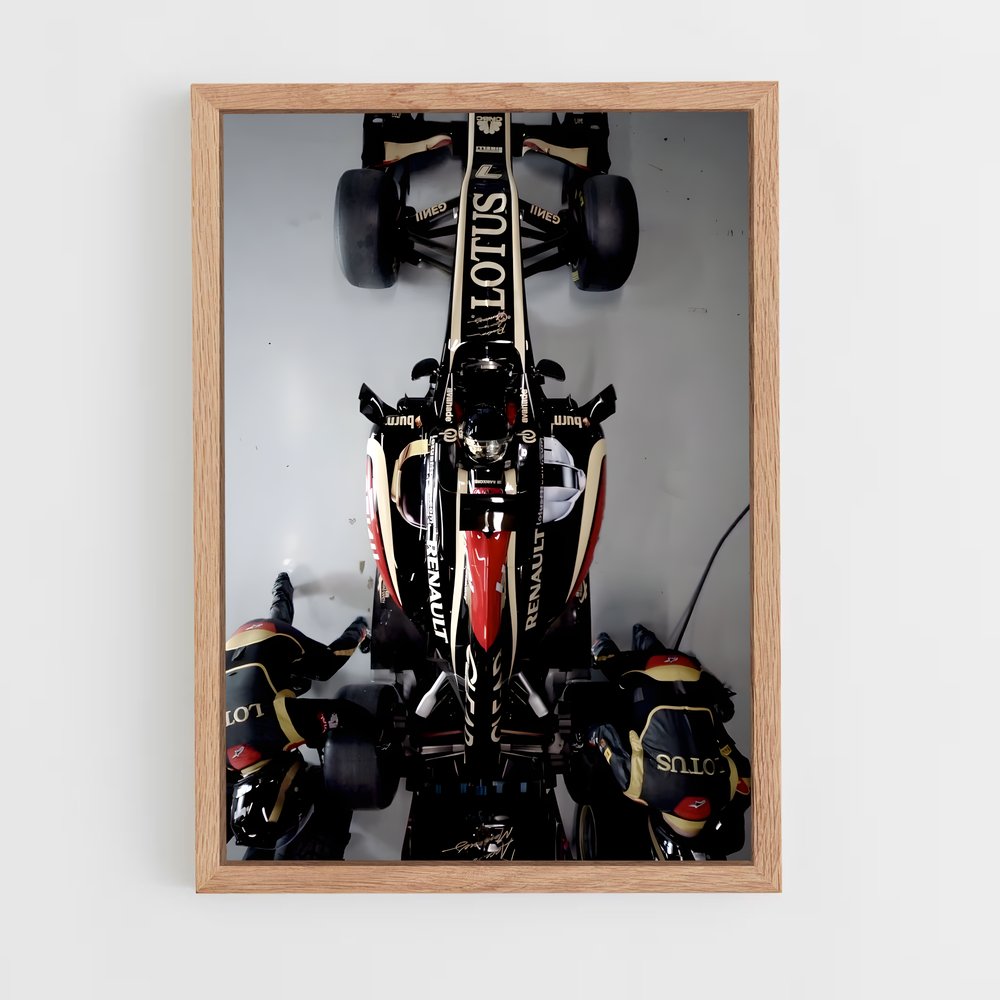 ap-lotus f1 team-4 cadre Bois clair