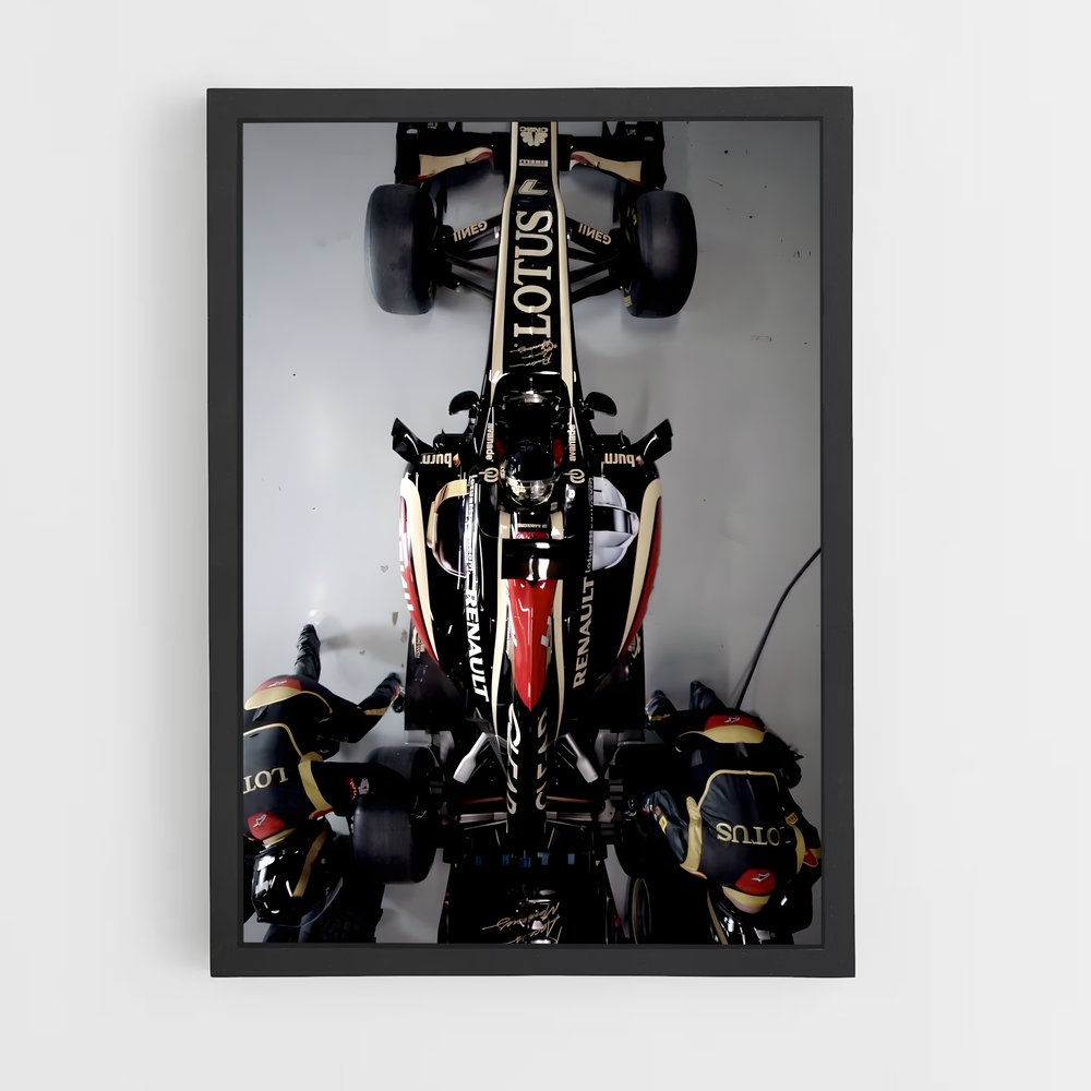 ap-lotus f1 team-4 cadre Noir