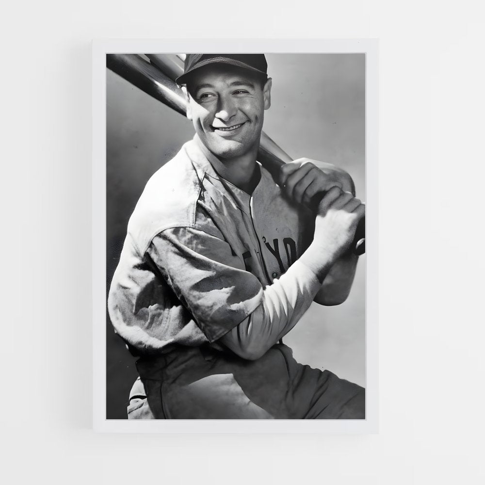ap-lou gehrig-1 cadre Blanc