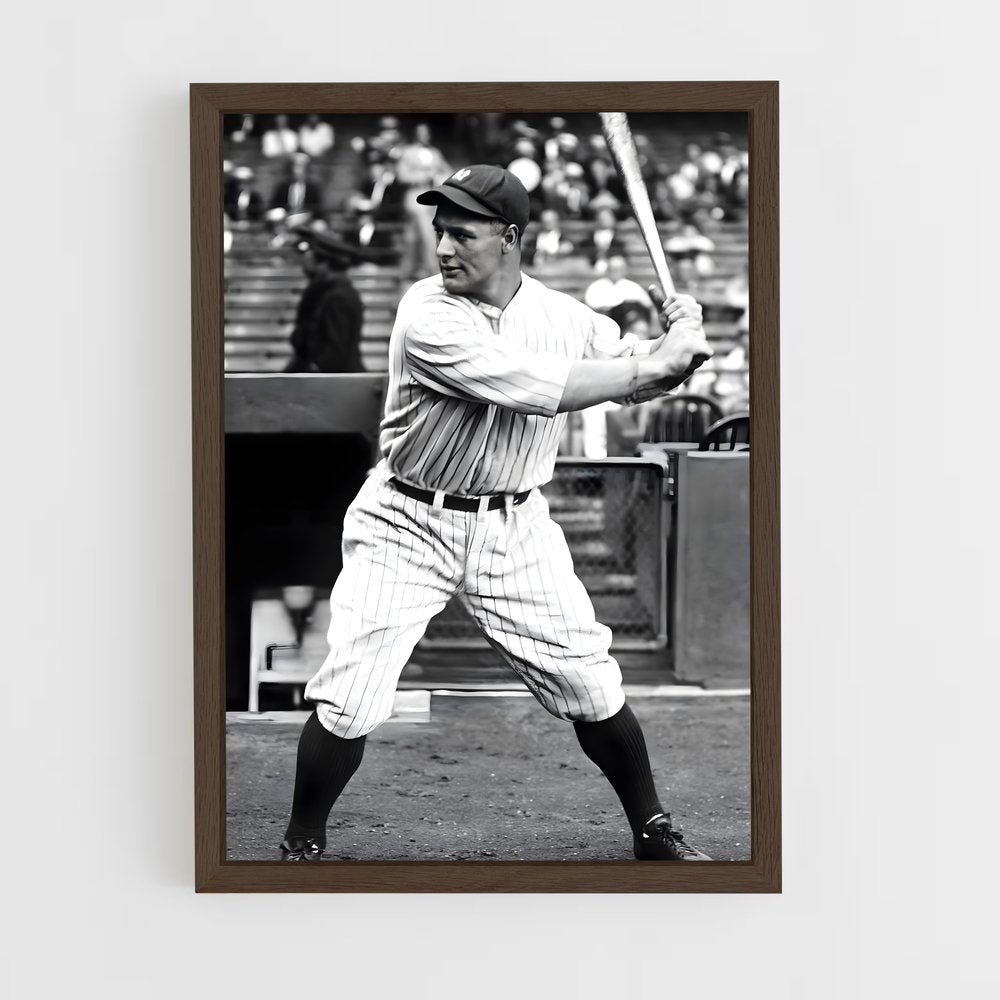 ap-lou gehrig-3 cadre Bois foncé