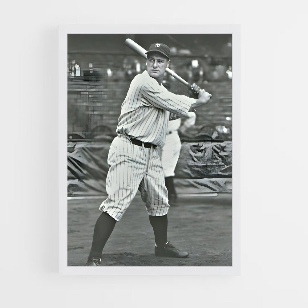 ap-lou gehrig-5 cadre Blanc