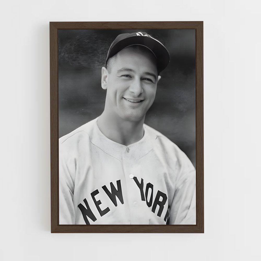 ap-lou gehrig-7 cadre Bois foncé