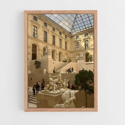 ap-louvre museum-5 cadre Bois clair