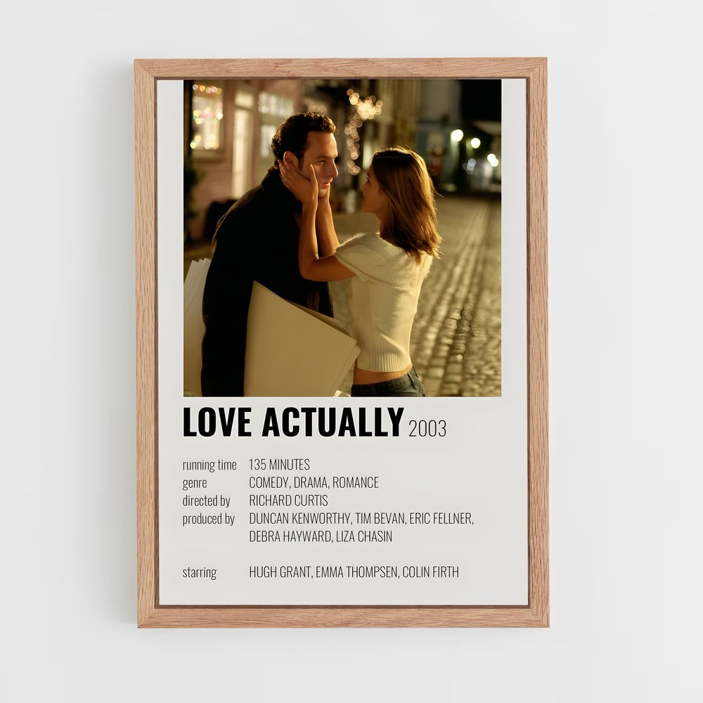 ap-love actually-1 cadre Bois clair