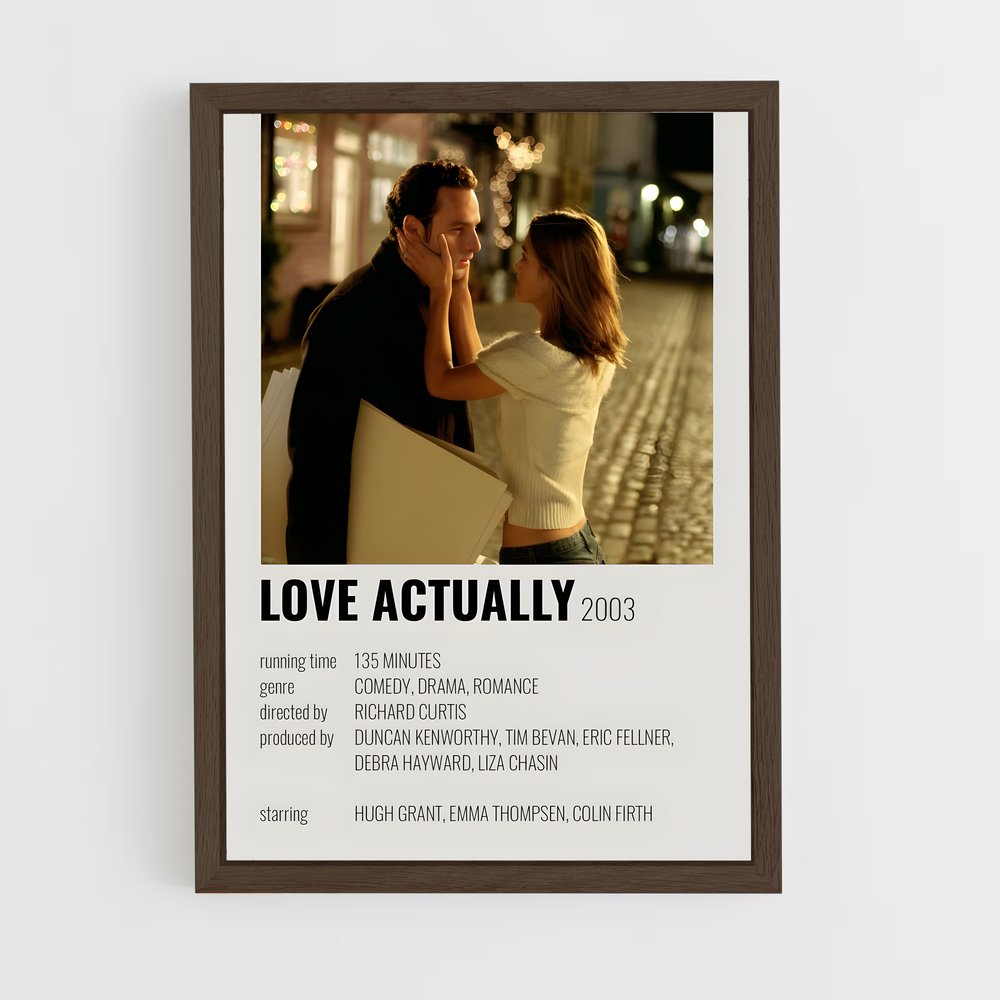 ap-love actually-1 cadre Bois foncé