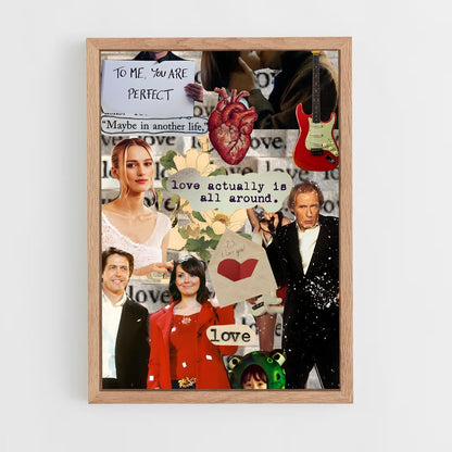 ap-love actually-4 cadre Bois clair