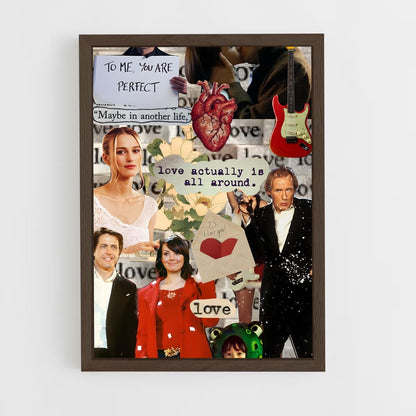 ap-love actually-4 cadre Bois foncé