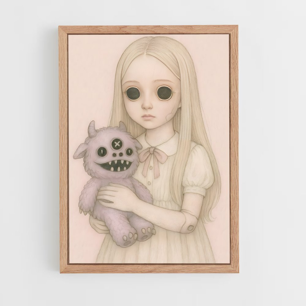 ap-lowbrow art-4 cadre Bois clair