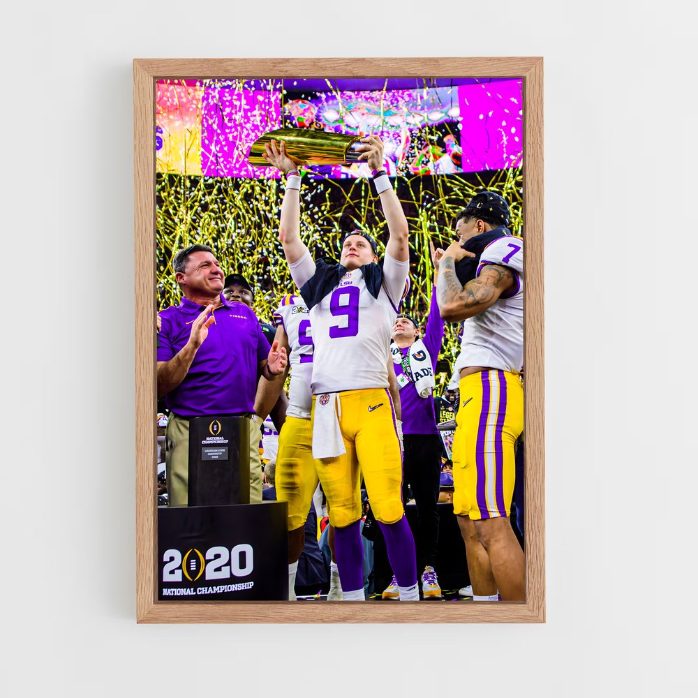ap-lsu tigers-2 cadre Bois clair