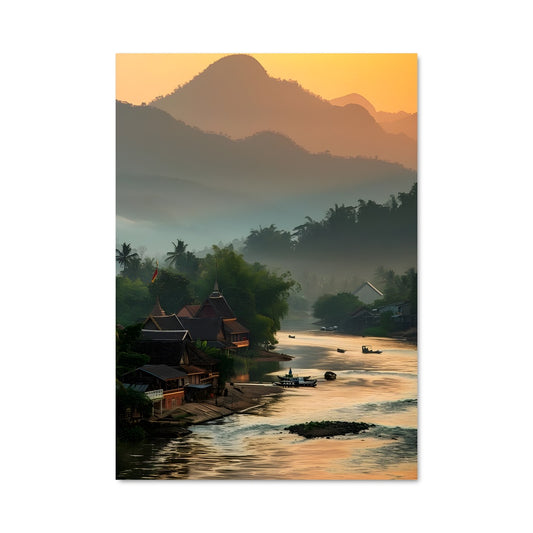 Poster Sérénité à Luang Prabang