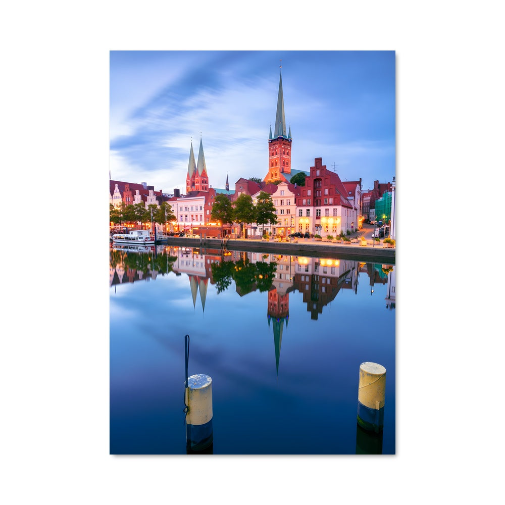 Poster Reflet de Lubeck