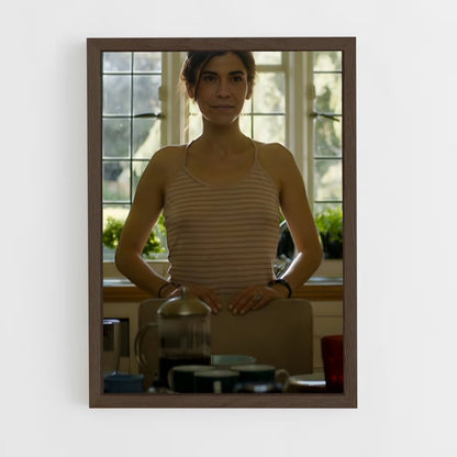 ap-lubna azabal-2 cadre Bois foncé