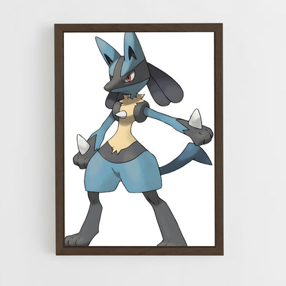 ap-lucario-1 cadre Bois foncé