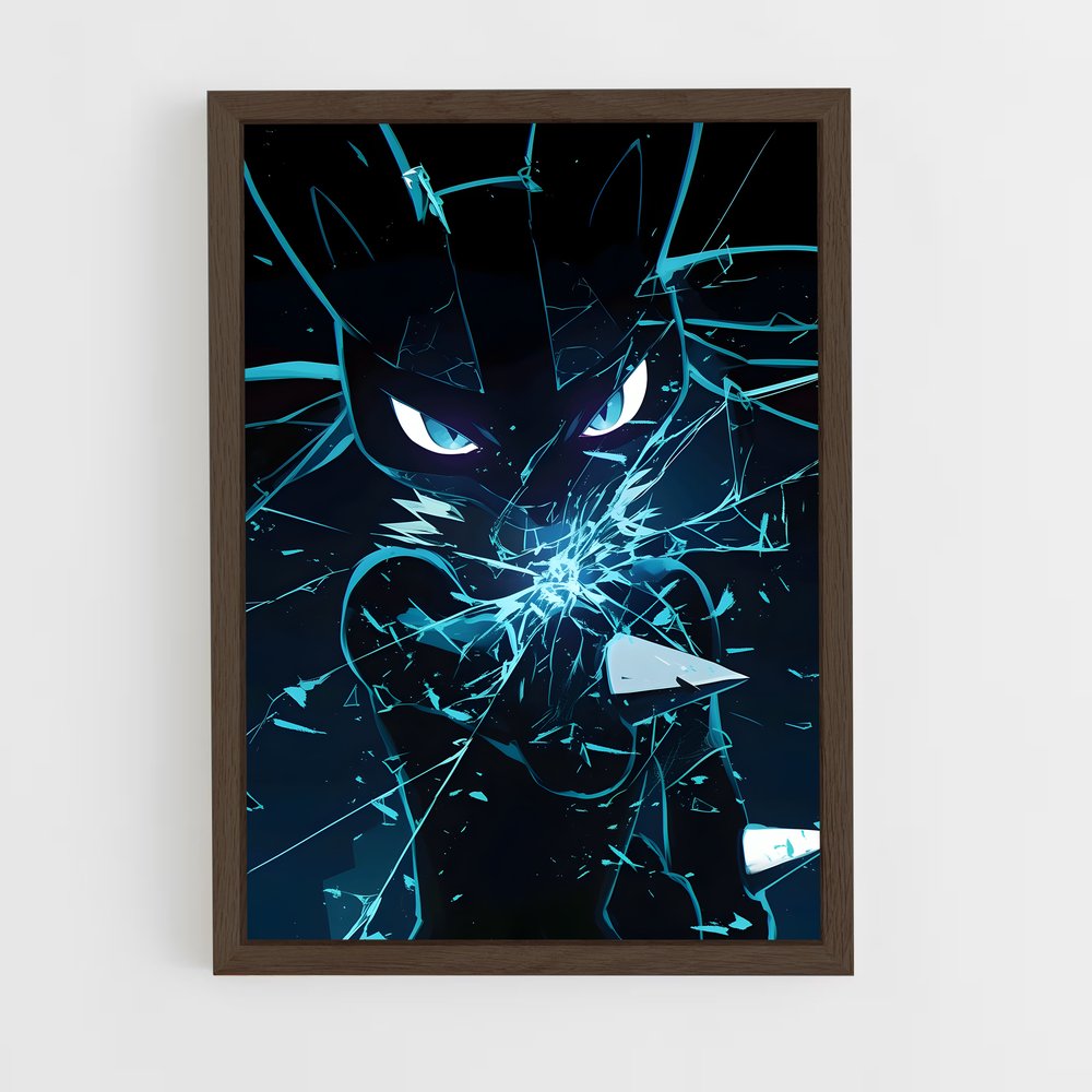 ap-lucario-2 cadre Bois foncé