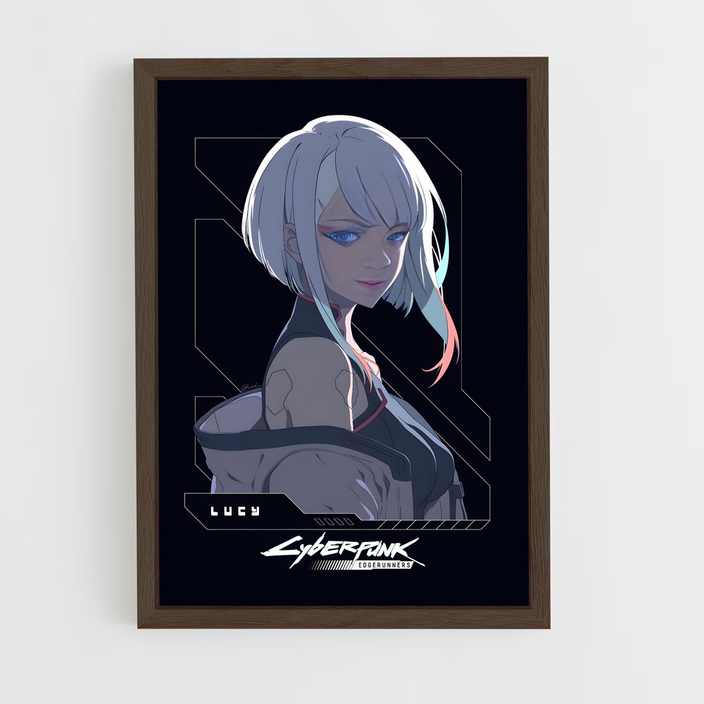 ap-lucy cyberpunk-7 cadre Bois foncé