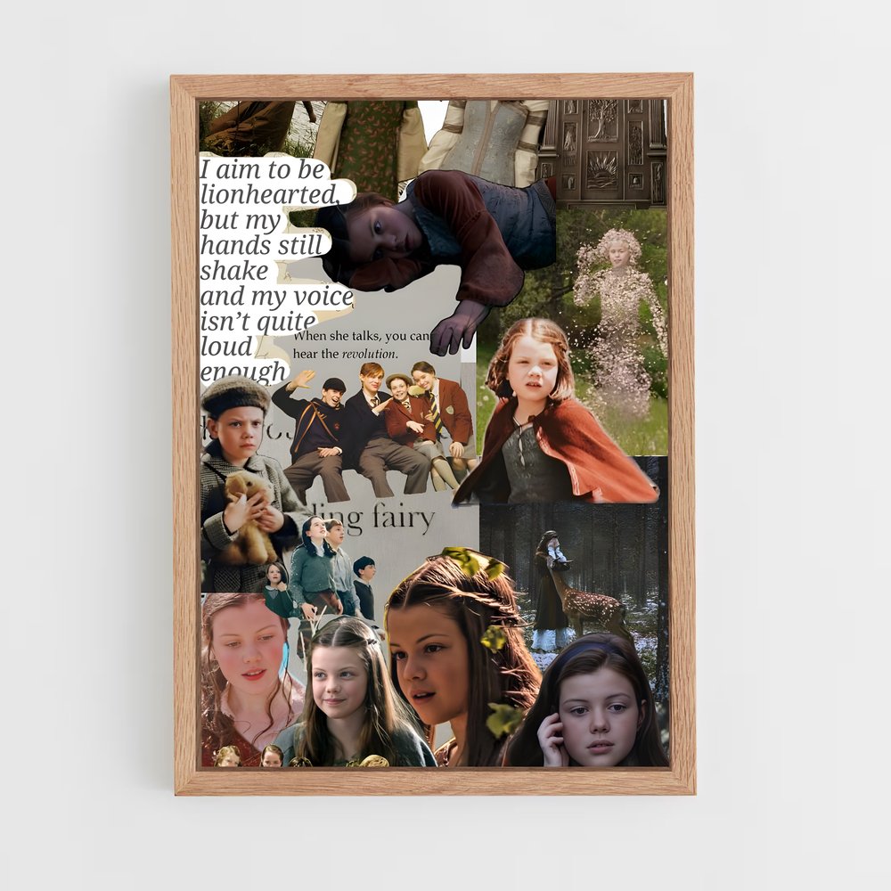 ap-lucy pevensie-2 cadre Bois clair