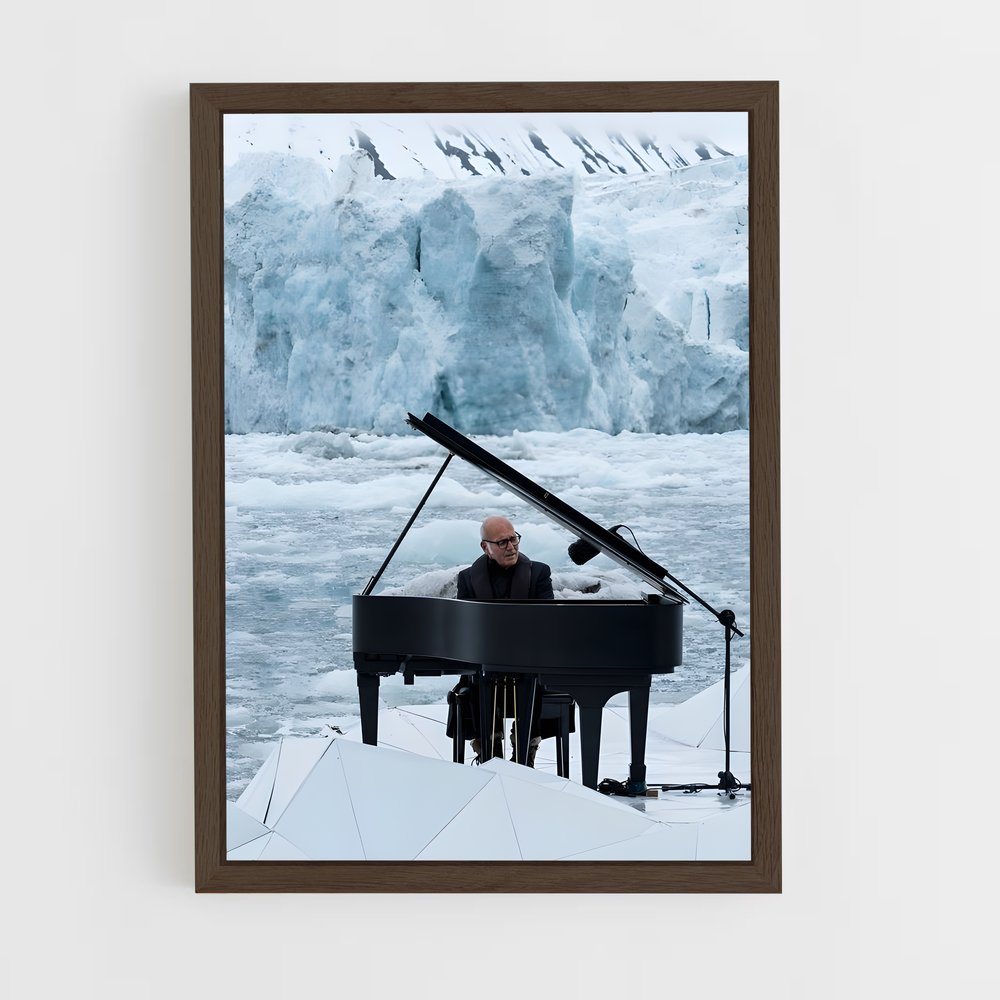 ap-ludovico einaudi-3 cadre Bois foncé