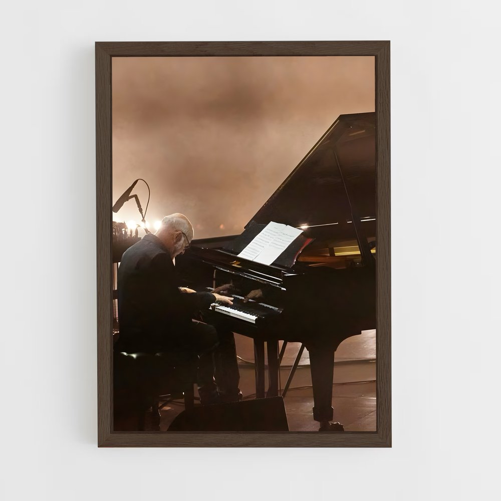 ap-ludovico einaudi-4 cadre Bois foncé