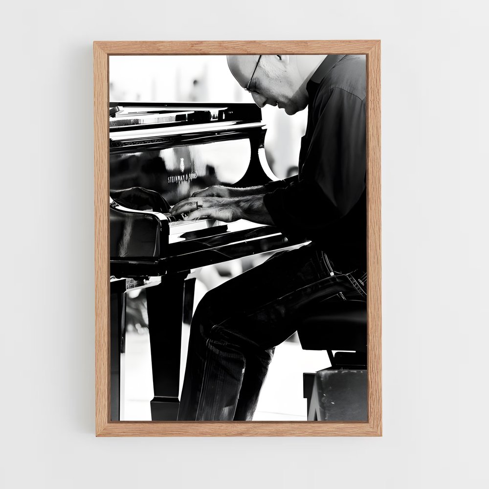 ap-ludovico einaudi-9 cadre Bois clair